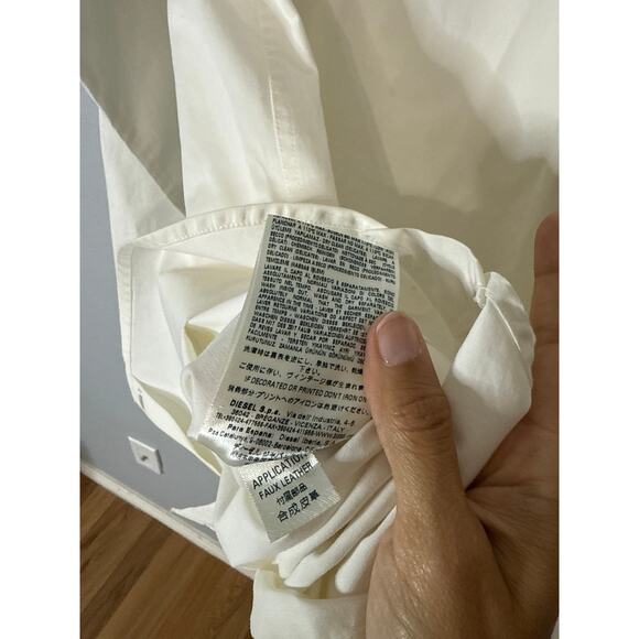 Diesel Black Gold Button Down Pocket Shirt Large - Picture 7 of 9